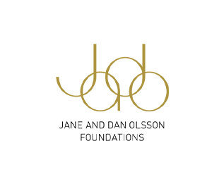 Logotypen för Jane och Dan Olssons stiftelser för vetenskapliga och sociala ändamål