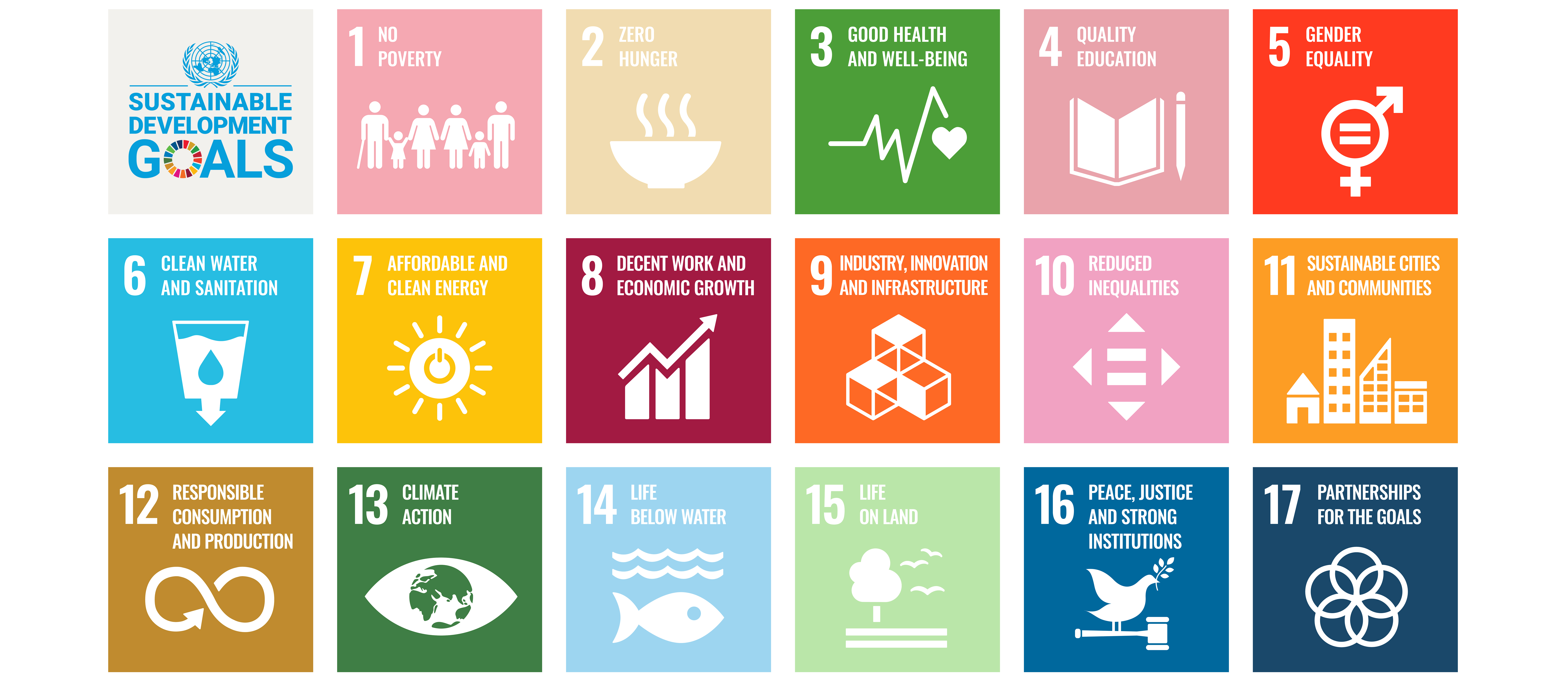 All 17 Sustainable Development Goals