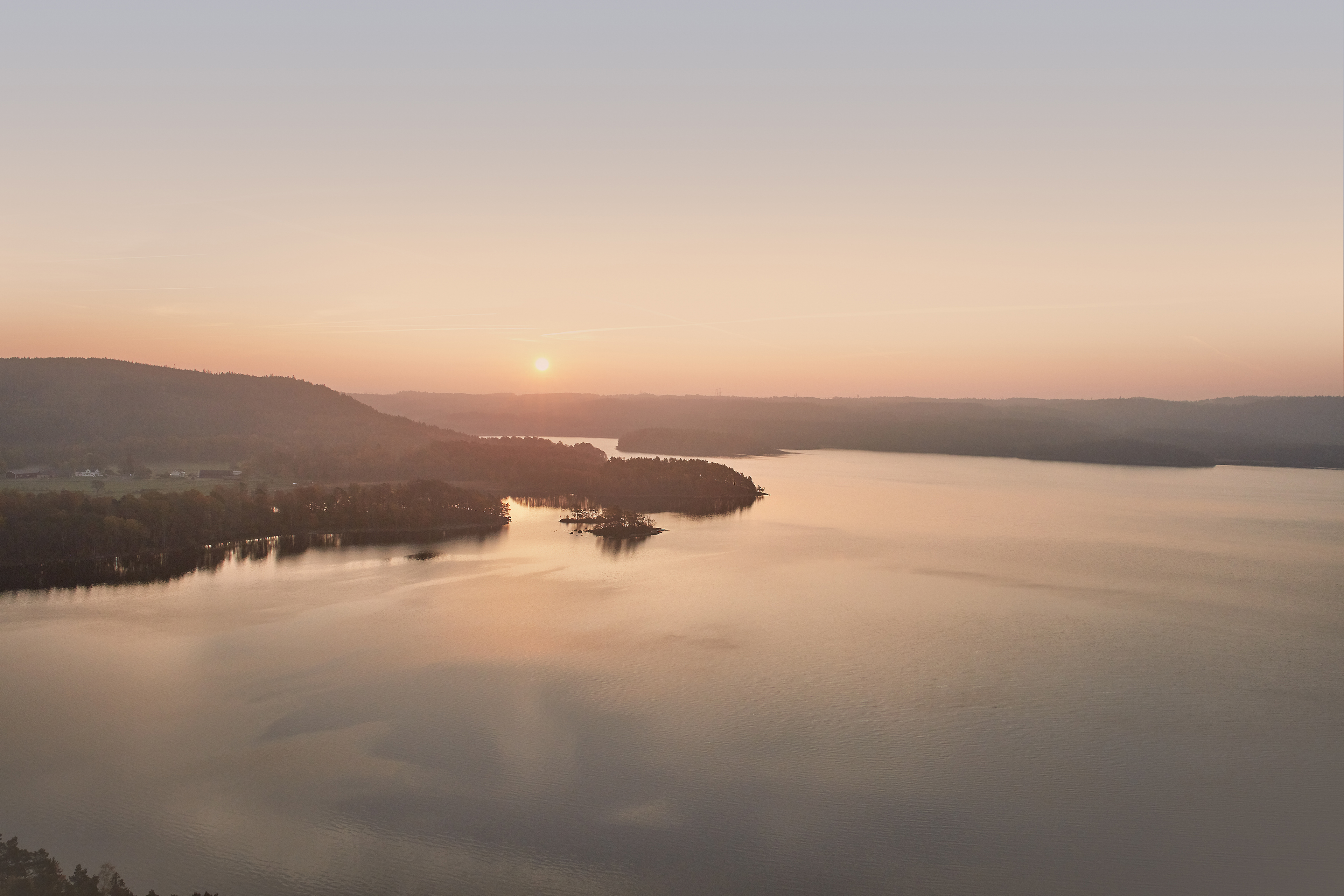 The sun sets over the west coast of Sweden, home to Stena Metall Group.