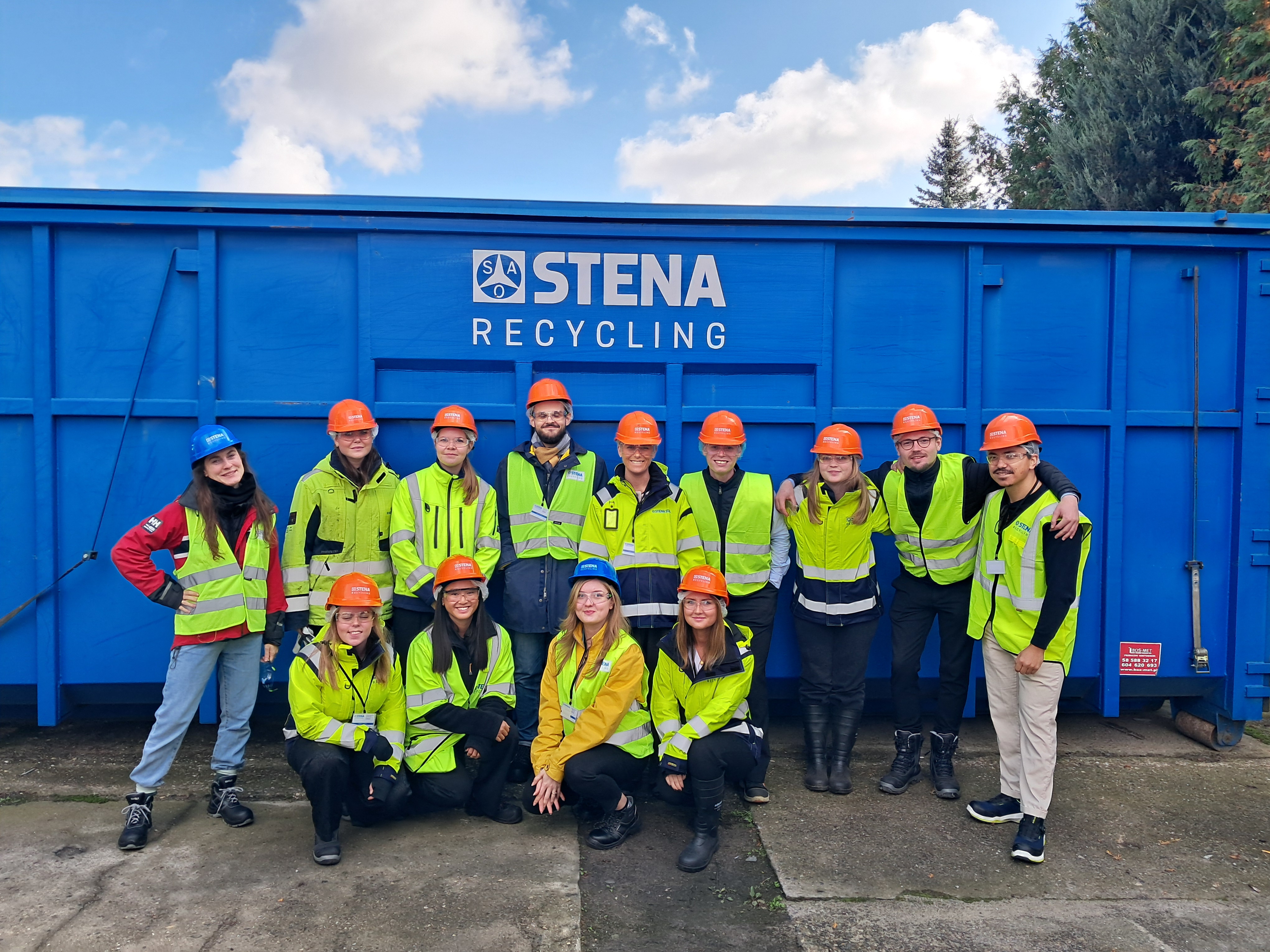 Trainees at Stena Recycling