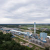 Flygfoto över Stena Nordic Recycling Center i Halmstad.