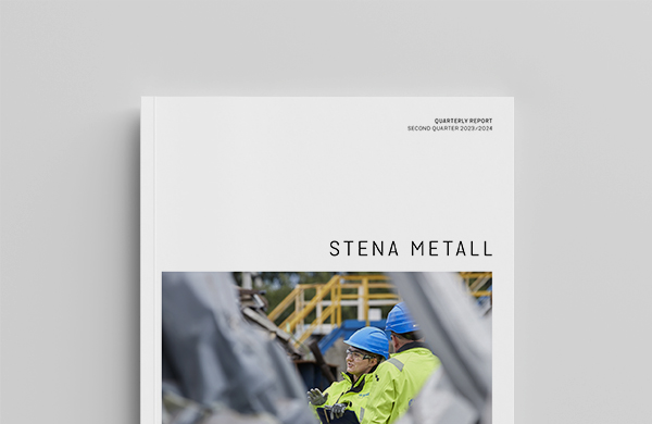 Stena Metall Group's quarterly report Q2 2023/2024