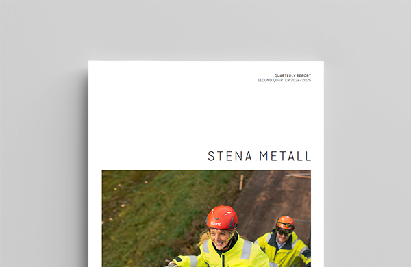 Stena Metallkoncernens kvartalsrapport Q2 2024/2025