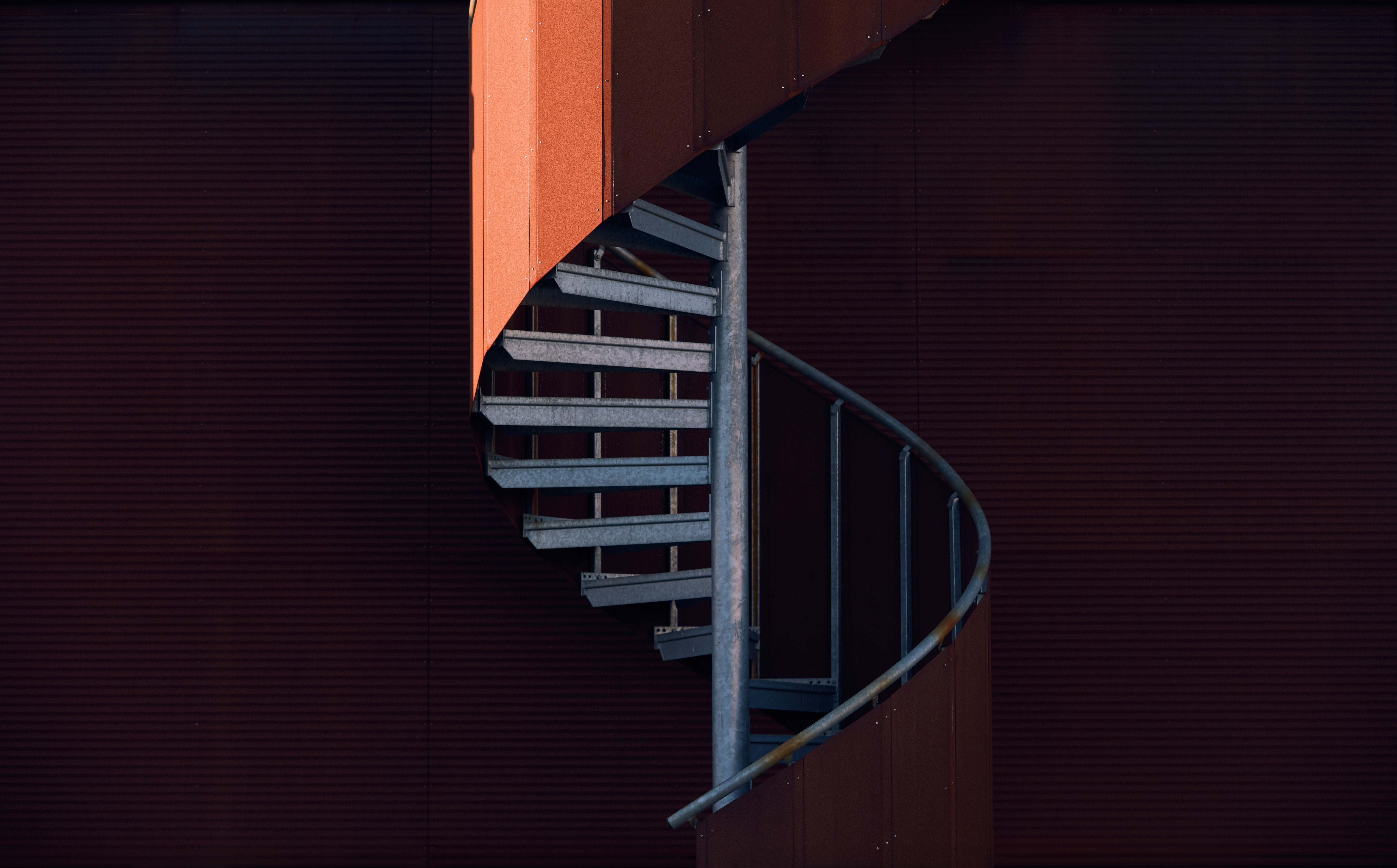 Red stairs