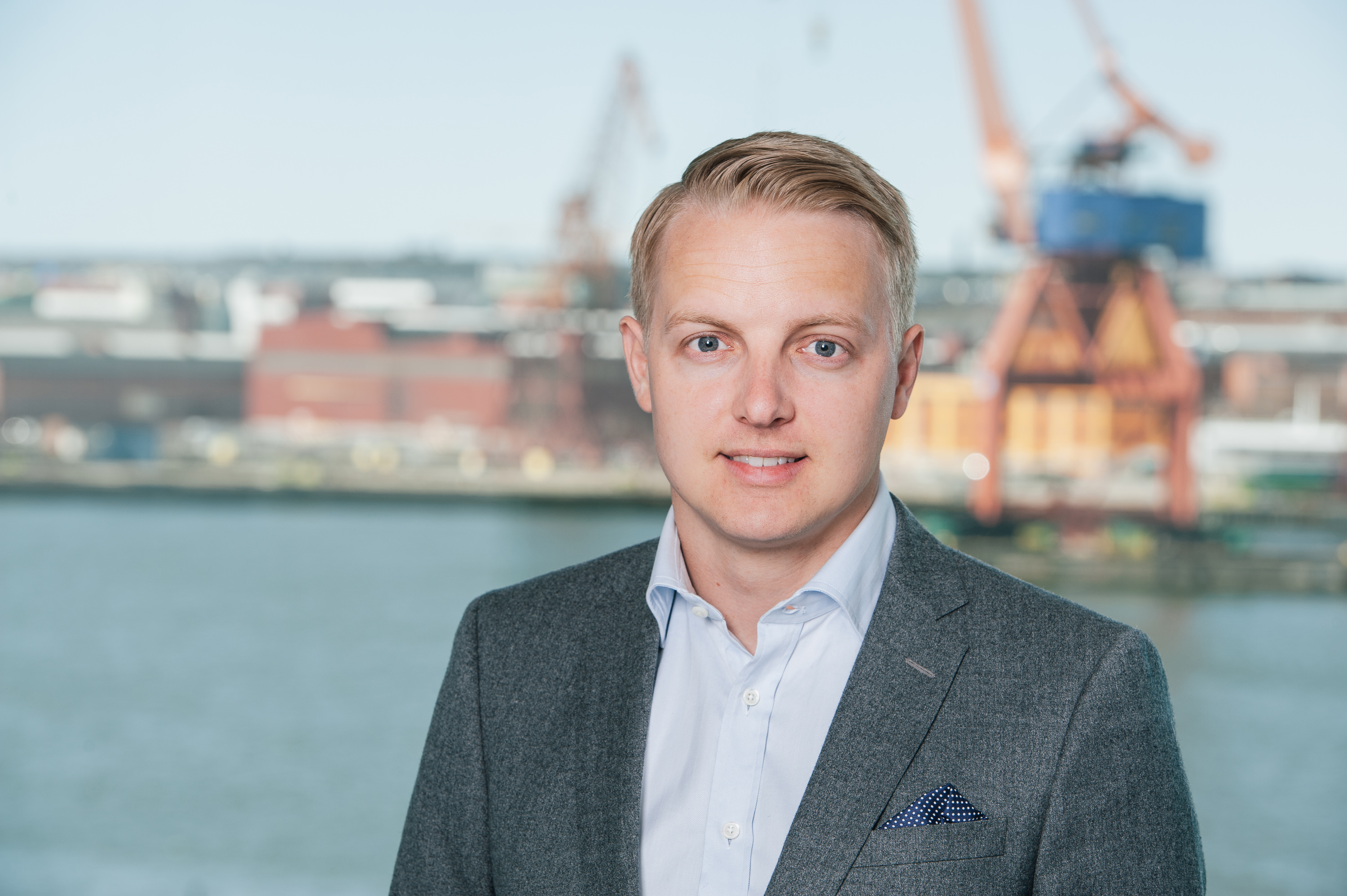 Christoffer Holmström, Group Compliance Officer inom hälsa och säkerhet för Stena Metall.