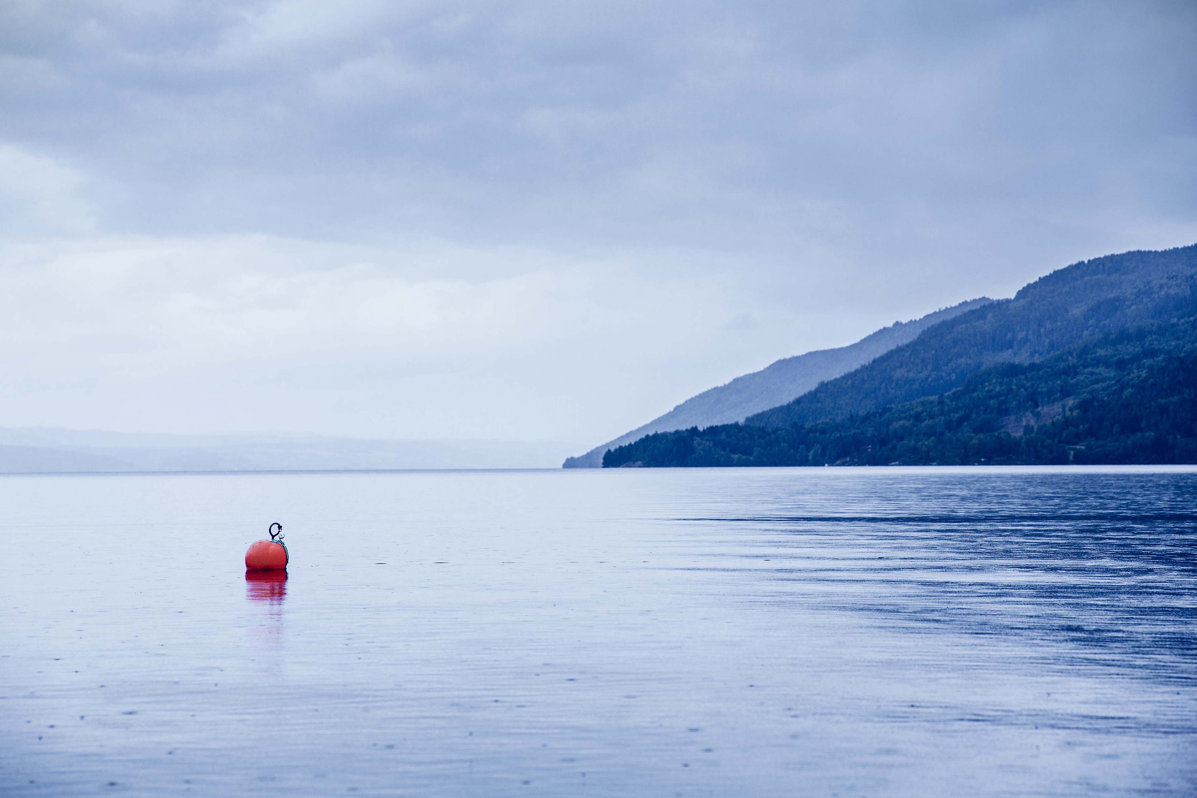 A buoy floats in the water off the west coast of Sweden, home of Stena Metall Group.