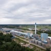 Flygfoto över Stena Nordic Recycling Center i Halmstad.