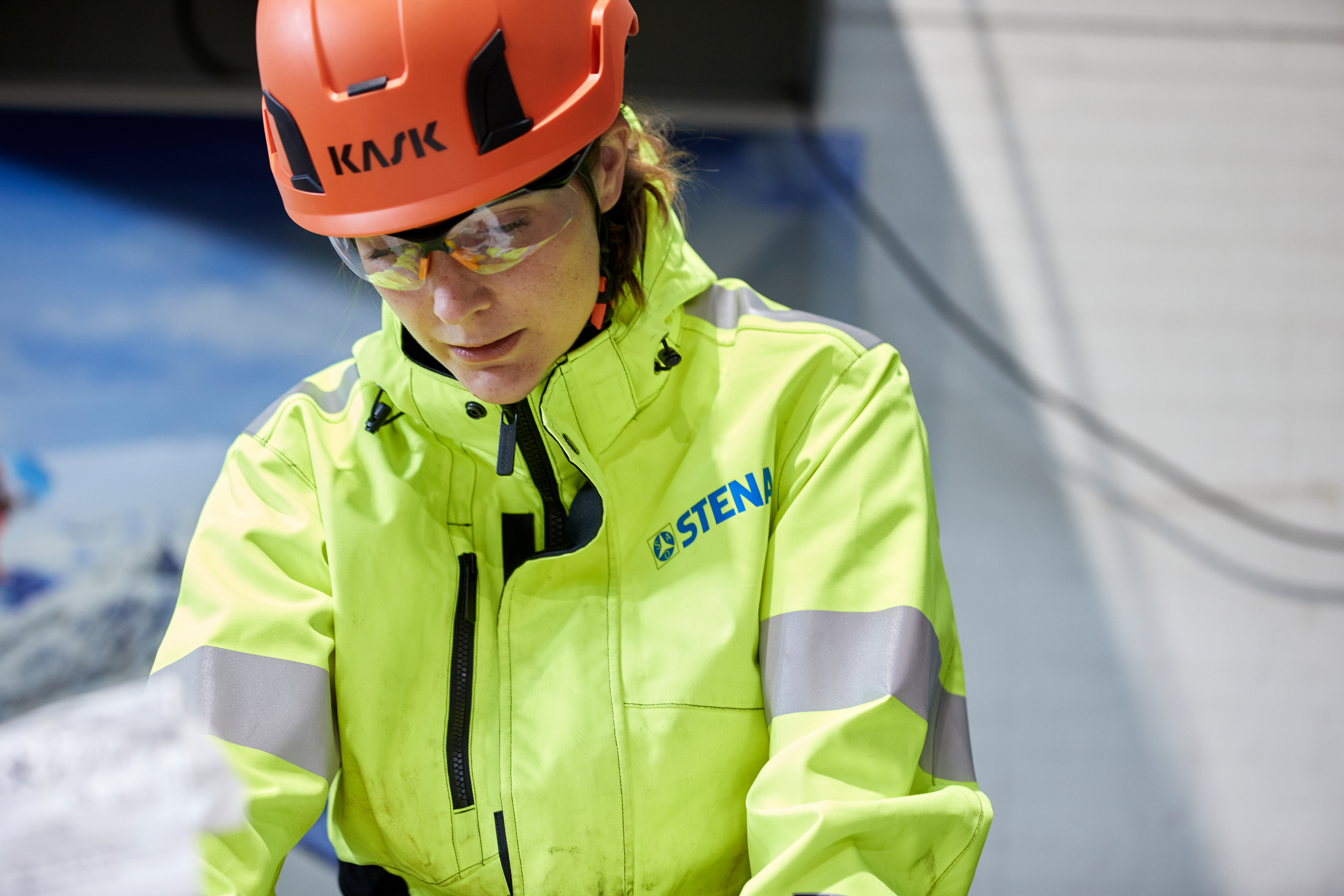 Stena employee working in Ausenfjellet, Norway