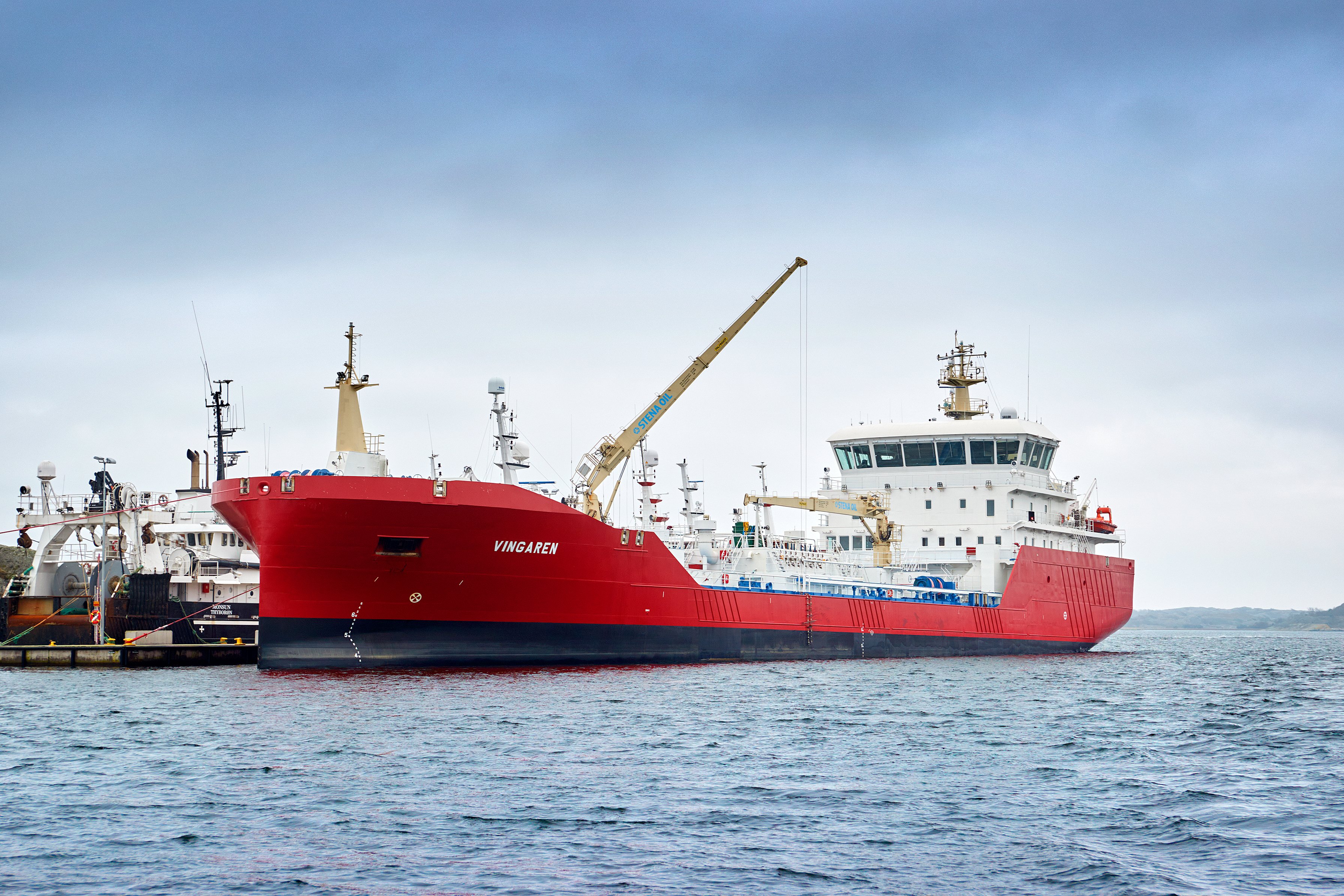M/T Vingaren, Stena Oil's bunkering tanker carrying a cargo in Northern Europe